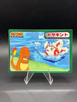 Goldeen vs Charmander No.040 Rare Topsun Advanced Generation Japanese Pokemon MP - Image 1