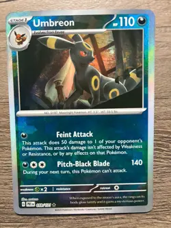 Pokemon Umbreon (Poke Ball Pattern) 059/131 Sv Prismatic Evolutions Reverse Holo - Image 1