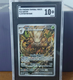 Pokemon Shiftry 163/162 SV05 Temporal Forces Illustration Rare Holo SGC 10 - Image 1