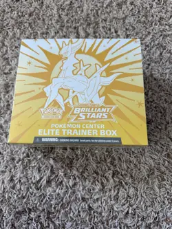 Pokemon TCG Sword and Shield Brilliant Stars Pokemon Center ETB Sealed - Image 1