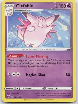 Clefable 064/185 Vivid Voltage Pokemon NM Rare - Image 1