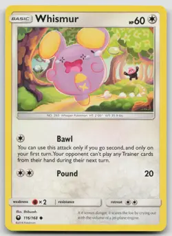 Whismur 116/168 Celestial Storm Pokemon NM Common - Image 1