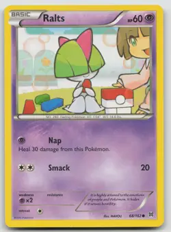 Ralts 68/162 BREAKthrough Pokemon NM Common - Image 1
