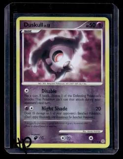 Duskull 80/130 Diamond & Pearl Base Set Pokemon Reverse Holo hp - Image 1