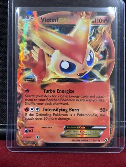 Pokemon Victini EX 24/113 Legendary Treasures Ultra Rare Holo English - Image 1
