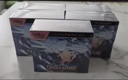 Pokemon chaos rising ETB LOT OF 5 - Image 1