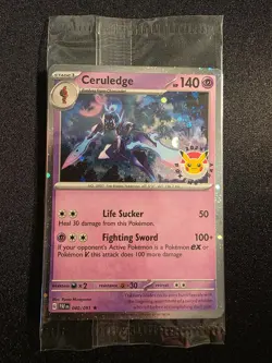 Ceruledge 040/091 Pokemon Day Stamped Promo Holo Near Mint SEALED - Image 1