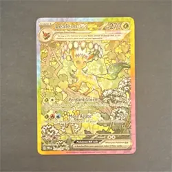 Pokemon Leafeon ex 144/131 SV Prismatic Evolutions SIR Full Art Holo EN - Image 1