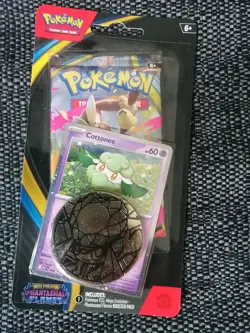 Pokemon TCG PHANTASMAL FLAMES COTTONEE Blister Booster Pack. New and Sealed - Image 1