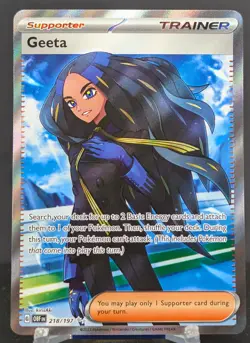 Pokemon Geeta #218/197 English OBF Obsidian Flames Ultra Rare - Image 1