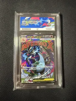 Pokemon TCG Japanese Mega Charizard X EX 223/193 Mega Dream ACE 9 Graded - Image 1