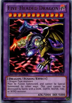 Five-Headed Dragon Ultra Rare Legendary Collection 3: Yugi's World LC03-EN004 NM - Image 1