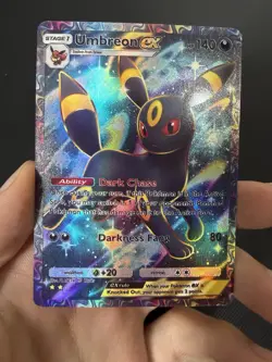 Umbreon Ex Pokemon Pocket Card TCG DISPLAY ART CARD - Image 1