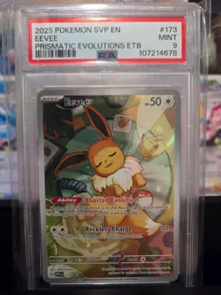 Eevee 173 Scarlet & Violet Promo Cards Holo PSA 9 - Image 2
