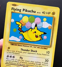 Flying Pikachu 110/108 XY Evolutions SECRET RARE NON-HOLO Pokemon Card Near Mint - Image 3