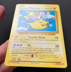 Flying Pikachu 110/108 XY Evolutions SECRET RARE NON-HOLO Pokemon Card Near Mint - Image 4