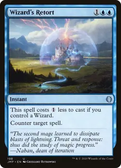 Wizard's Retort 198 JMP MTG Instant Blue Uncommon 2020 Counter Rutkowski EN - Image 1