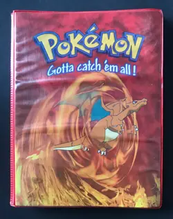 Charizard Album Pokemon Cards Binder 2000 Original Toysite 4 Pocket A5 Folder - Image 1