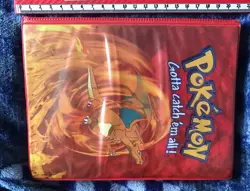 Charizard Album Pokemon Cards Binder 2000 Original Toysite 4 Pocket A5 Folder - Image 2