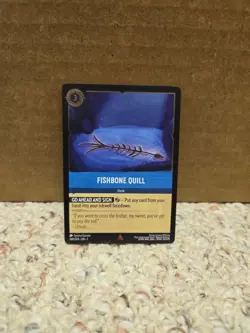 Lorcana Fishbone Quill NM Cold Foil The First Chapter - Image 1