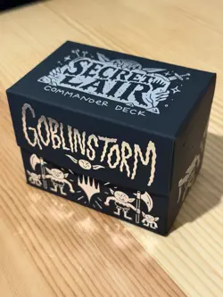 MTG Secret Lair Goblin Storm Deckbox + Life Counter + Art Poster (NO CARDS) - Image 2