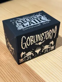 MTG Secret Lair Goblin Storm Deckbox + Life Counter + Art Poster (NO CARDS) - Image 3