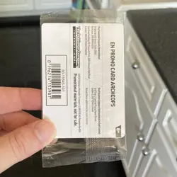 Pokemon TCG Archeops Field Museum Promo Card SEALED IN HAND - Image 2