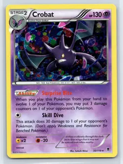 Crobat - 33/119 (Cosmos Holo) Promo Miscellaneous Cards & Products 033/119 LP - Image 1