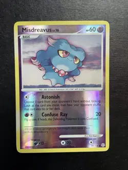 Misdreavus 91/130 Reverse Holo Diamond And Pearl Base Set Pokemon Card TCG (P657 - Image 1