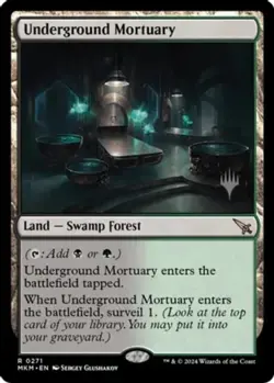 Light Play, English MTG Foil Underground Mortuary - Foil - Promo Pack Promo Pack - Image 1