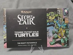 MTG Secret Lair x Teenage Mutant Ninja Turtles Mighty Mutanimals Foil Sealed - Image 1