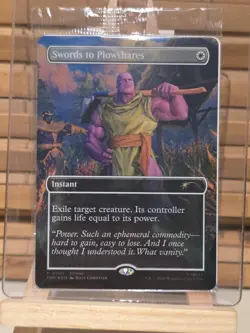 Swords to Plowshares (Foil) Thanos - PSA Magazine Promo - Sealed - Image 1