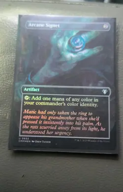 Arcane Signet (Borderless) Commander Masters Foil - Image 1