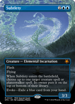 Subtlety (Borderless) [Modern Horizons 3 Special Guests] Magic MTG - Image 1