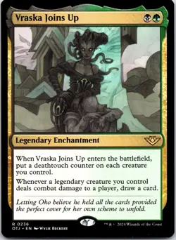Vraska Joins Up 236 Rare Outlaws of Thunder Junction Magic: The Gathering NM - Image 1
