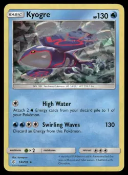 Kyogre (Cracked Ice Holo) 53/236 Holo Holo Rare Deck Exclusives Pokemon Holo LP - Image 1