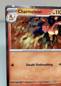 Pokemon TCG Chaos Rising Charmeleon 079 Promo Cosmos Holo English - Image 3