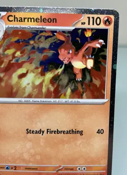 Pokemon TCG Chaos Rising Charmeleon 079 Promo Cosmos Holo English - Image 4