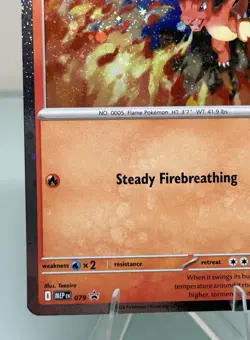 Pokemon TCG Chaos Rising Charmeleon 079 Promo Cosmos Holo English - Image 5