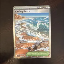 The Pokemon Company Surfing Beach 114/086 Trainer Stadium Foil EN - Image 1