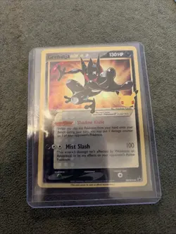 Pokemon Greninja SWSH144 25th Anniversary Black Star Promo Holo 2021 - Image 1