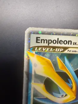 2007 Empoleon Lv X Pokemon Diamond & Pearl Black Star Promo LP Holo #DP11 - Image 2