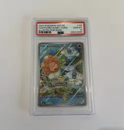 Castform Sunny Form 195/191 2024 Pokemon SSP EN Illustration Rare PSA 10 - Image 2