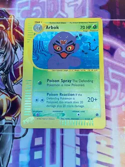 Pokemon Arbok 3/165 Holo Expedition LP - Image 1