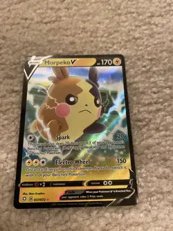 Morpeko V Ultra Rare - 037/072 Shining Fates - Pokemon TCG - Mint/NM - Image 1