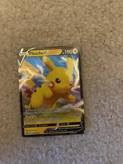Pikachu V - SWSH061 Black Star Promo Pokemon - NM/MINT - Image 1