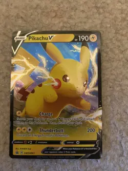 Pikachu V - SWSH061 Black Star Promo Pokemon - NM/MINT - Image 2