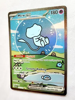 POKEMON BUBBLE MEW EX #232 PALDEAN FATES Special Illustration Rare Holo SIR NM+ - Image 5