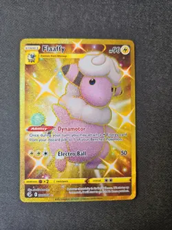 Flaaffy Gold Secret Rare 280/264 Fusion Strike – Pokemon SWSH08 NM Holo - Image 1