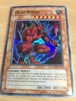 Carte Yu-Gi-Oh! CSOC-FR096 Ogre Rouge (Super Rare) 1ere Edition - Image 1